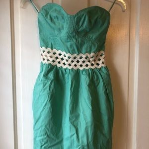 Asos Mint green Sweetheart dress